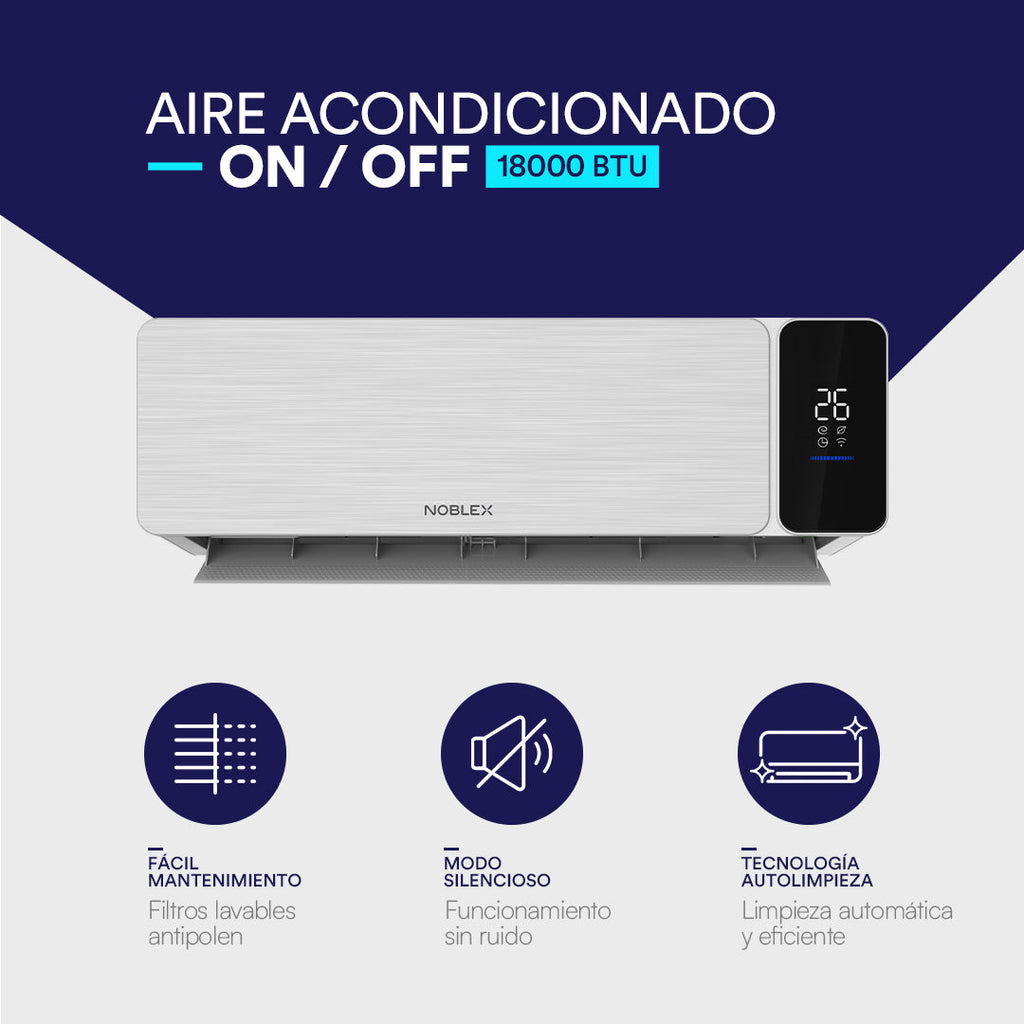 aire acondicionado
climatizacion
eficiencia energética
NOBLEX
split