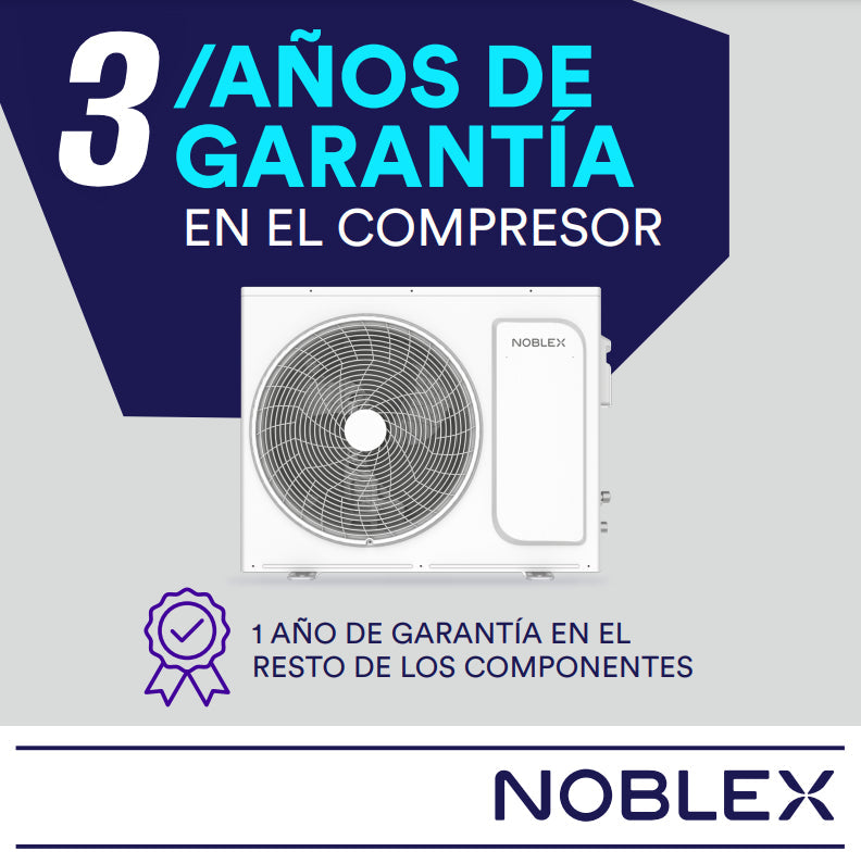 aire acondicionado
climatizacion
eficiencia energética
NOBLEX
split