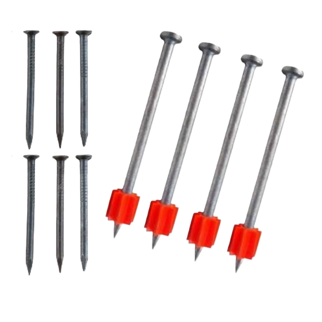 Clavos para fijacion de fajas en concreto