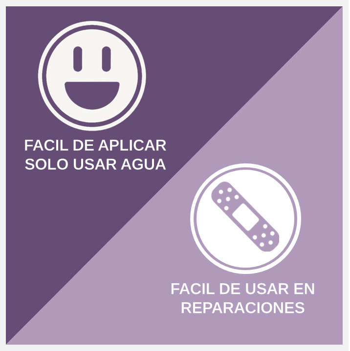 Ventaja de aplicacion y facil reparacion del mortero USTUCCO