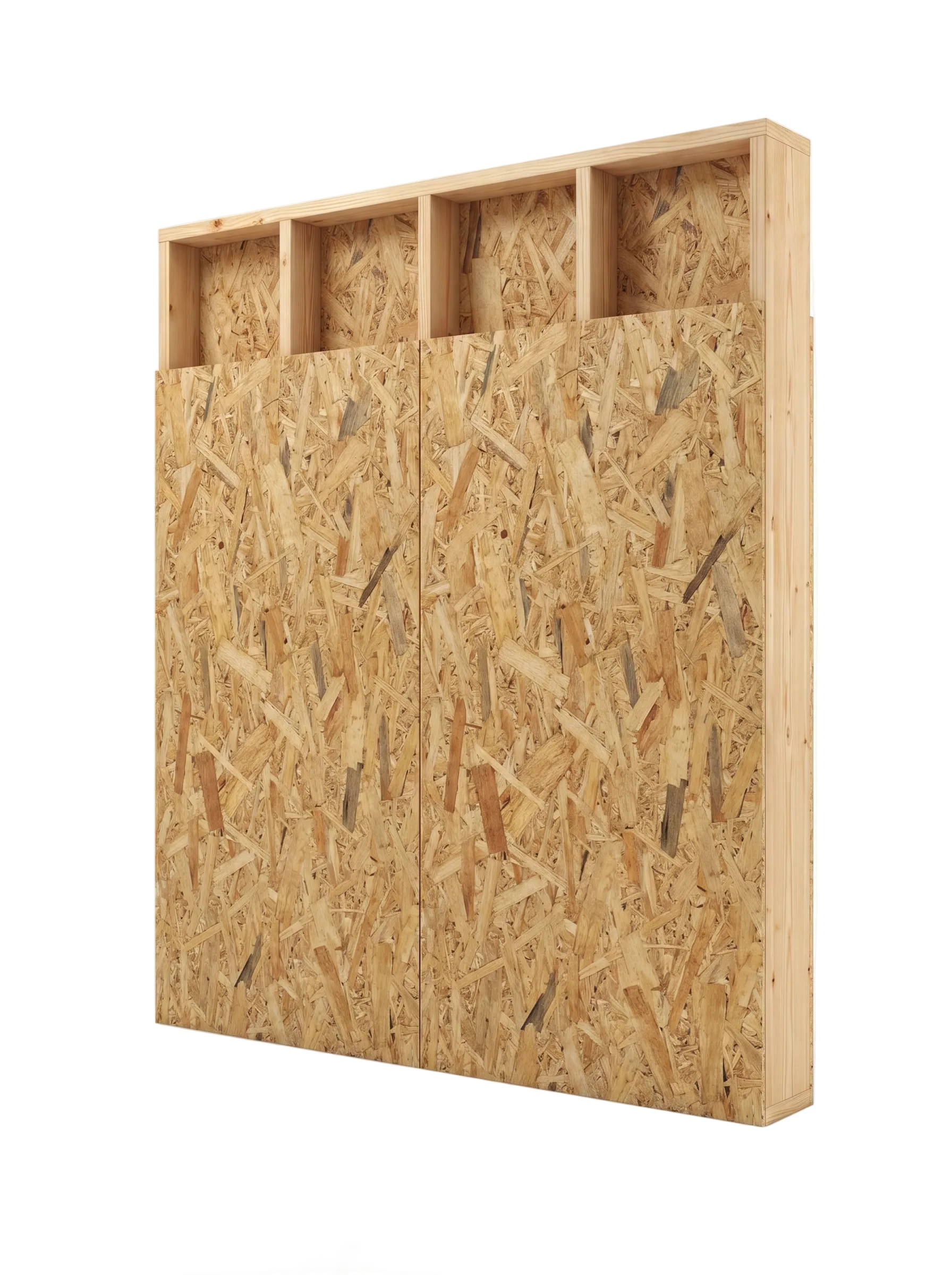 Muro tabique madera