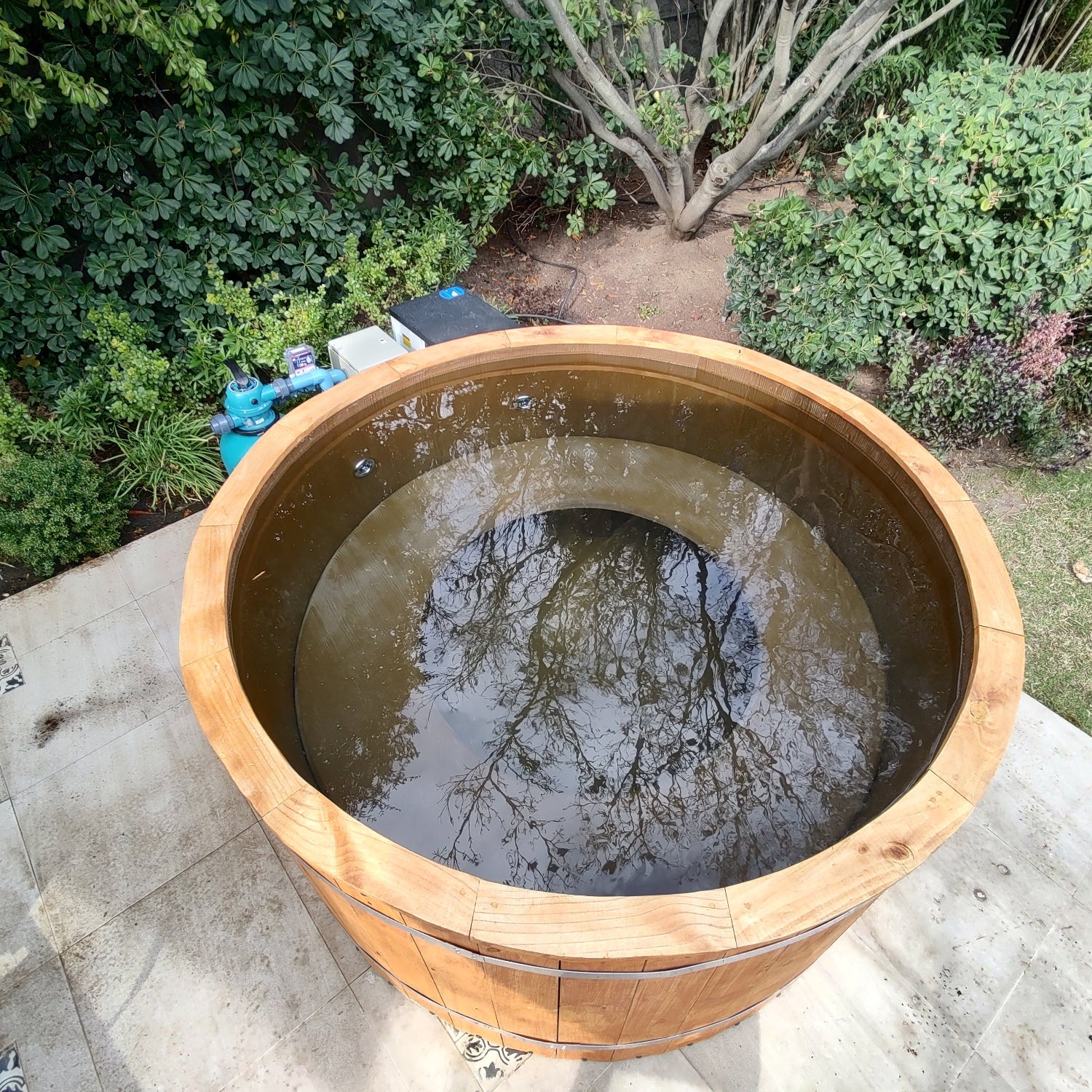 tinaja de madera
Bomba de calor
conversion tinaja de leña
SMARTTUB
SMARTPOOL