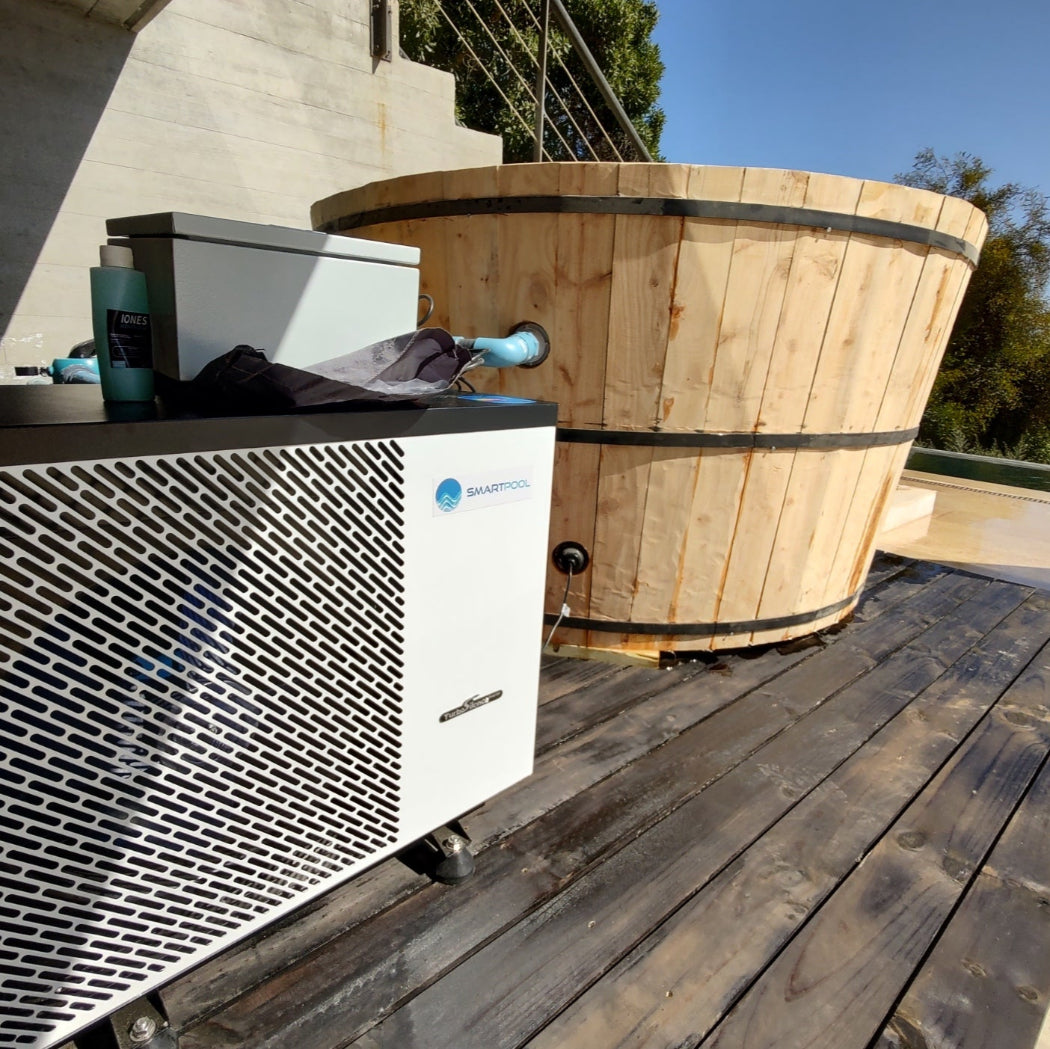 tinaja de madera
Bomba de calor
conversion tinaja de leña
SMARTTUB
SMARTPOOL