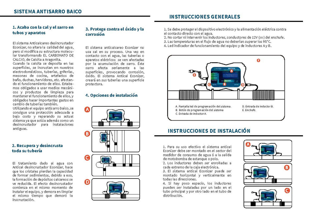 antical
desmineralizador de agua
descalcificador